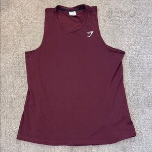 Gymshark Burgundy Muscle Tee